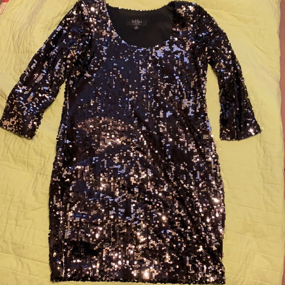 Dash by kardashian sequined dress nwot